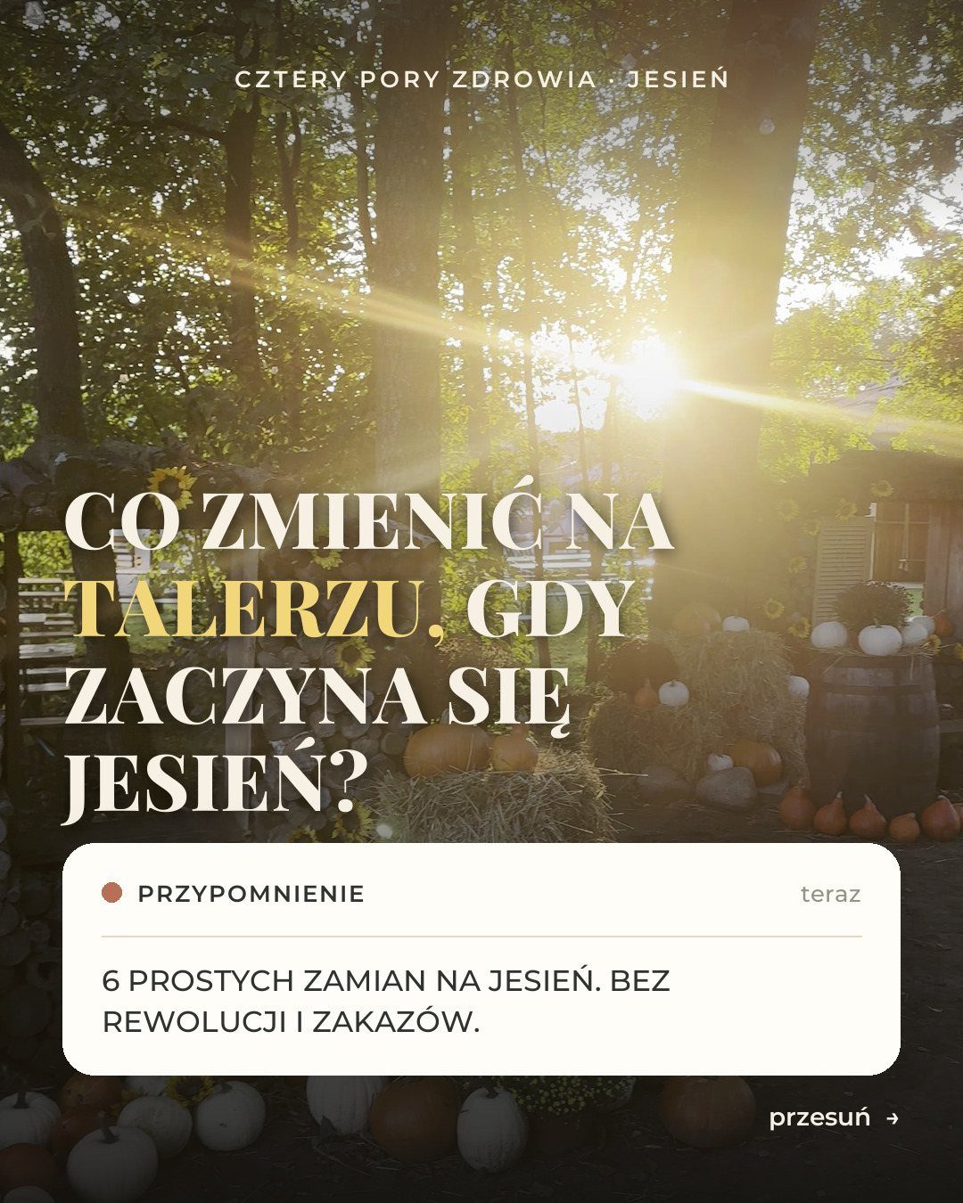 6 prostych zamian na jesień